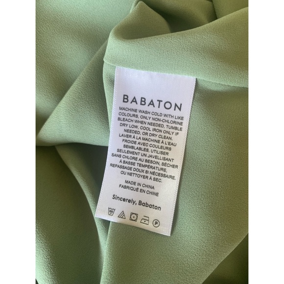 Babaton Casimir Dress in Sage - Picture 6 of 8